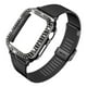 thumbnail image 1 of Correa con Hebilla de Acero Inoxidable y Case con Diamantes para Apple Watch, Compatible con Todas las Series, 1 of 4