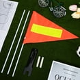 thumbnail image 2 of said 1 Set Flag Bike Flag Safety Flag Go Kart Flags With Pole Bike Flag Pole Outdoor Warning Flags, 2 of 6