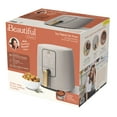 thumbnail image 4 of Beautiful 3 Qt Air Fryer with TurboCrisp Technology, Porcini Taupe by Drew Barrymore, 4 of 13