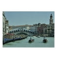 thumbnail image 3 of Italy Cutting Board, Famous Landscape of Venice Gondolas and Architecture Europe Tourism Canal Photo, Decorative Tempered Glass Cutting and Serving Board, Small Size, Multicolor, by Ambesonne, 3 of 5