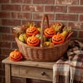 thumbnail image 5 of Mini Handheld LED Jack O Lantern Light, Battery Operated Halloween Pumpkin Lamp, Portable Decor for Mantel, Party, Tabletop, Indoor Home, Trick or Treat & Holiday Accent, E, 5 of 7