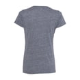 thumbnail image 3 of LAT Women's Harborside MÃ©lange V-Neck T-Shirt Size up to 2XL, 3 of 3