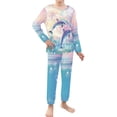thumbnail image 2 of DISNIMO Dolphin Rainbow Pajama Set for Kids Girls Pajamas Size 15-16 Sets Long Sleeve Pjs for Toddler Boys Sleepwear Set for Kids 2 Piece Pj Sleepwear for Girls Crewneck, 2 of 7