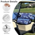 thumbnail image 7 of Aplkyhs Blue Camouflage Golf Cart Seat Covers Comfort Club Car Decor Universal Golf Cart Accessories Breathable Golf Cart Back Seat Washable Club Car Seat Covers Keep Seats Cool, 7 of 7