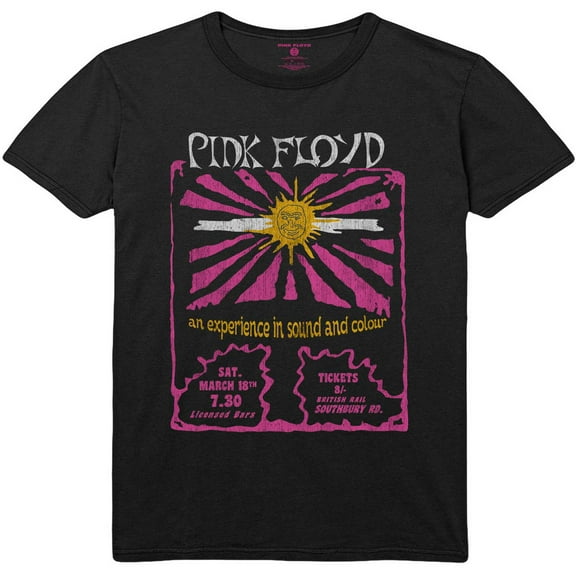 Pink Floyd Unisex T-Shirt Sound & Colour (Small)