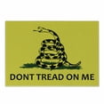 thumbnail image 1 of Don't Treat on Me Cutting Board, American Independence Rattlesnake Gadsden Flag, Decorative Tempered Glass Cutting and Serving Board, in 3 Sizes, by Ambesonne, 1 of 2