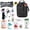 Black, variant on Survival First Aid Kit Pouches Emergency Survival Kit Suitable for Outdoor Activities, Home, School, Hiking, Car Travel and Camping - Quick Response First Aid Essentials (Black)