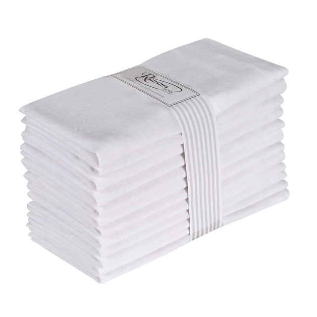 Servilletas de Cena Ramanta Home 100% Algodón 45 x 45 cm Set de 12