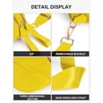 thumbnail image 5 of SQDWYGUO Spacious Nylon Crossbody Bag Bum Bag Handbags Wallets Purses Trendy Shoulder Bag for Women,Yellow,1, 5 of 6
