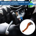 thumbnail image 3 of Palancas de freno y embrague cortas únicas para Honda Fury/VTX1300CX 2009-2018, palanca de freno ajustable de aleación de aluminio naranja, 1 par, 3 of 7