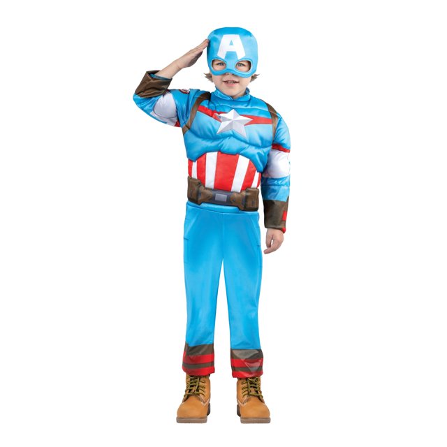 Avengers Captain America Toddler Halloween Costume, 3T4T