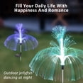 thumbnail image 3 of CNKOO 2PCS Solar Jellyfish Light Double Layer Solar Jellyfish Reed Light IP65 Waterproof 7 Color Changing Decorative Solar Lamp, 3 of 7