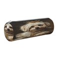 thumbnail image 1 of Disketp Regal Dog In Royal Attire Estuche Organizador de Lápices de Cuero, Estuche de Oficina con Cremallera para Bolígrafo y Lápiz, 1 of 6