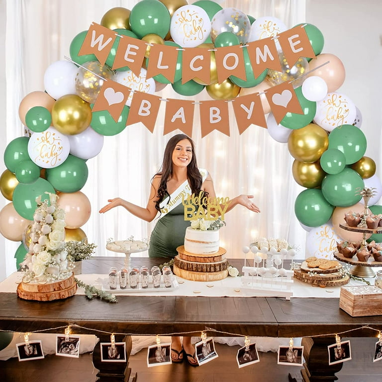 Green baby cheap shower