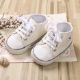 thumbnail image 3 of Gupgi Baby Canvas Prewalker Shoelace Anti Skid Soft Bottom High Top Shoes, 3 of 8