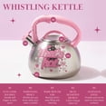 thumbnail image 3 of Tetera Paris Hilton Whistling de acero inoxidable, 2,5 L, 3 of 9