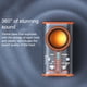 thumbnail image 5 of Sidaley Altavoz inalámbrico Clear Mecha Style Stereo Audio Music Player para camping Rhythm Speaker Cables de audio/vídeo Naranja, 5 of 6