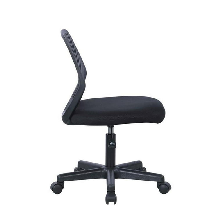 Matte black office chair discount