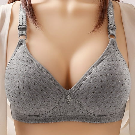 

Aueoeo Halter Sports Bra Women Sports Bra Pack Woman s Printing Gathered Together Daily Bra Underwear No Rims