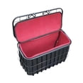 thumbnail image 3 of Colaxi Electric Scooters Rear Basket, Storage Basket, Sturdy, Practical Wire Easy to Install, with Cover Rear Cargo Rack for Riding 48.5cm With Liner, 3 of 8