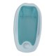 thumbnail image 1 of Baby Bath Support Home Foldable Ergonomic Heart Shaped Hollow Pattern Infant Bathtub Holder Rack Blue, 1 of 4