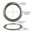 thumbnail image 4 of Range Kleen 1056R68GE4X Style D Chrome Drip Pans & Trim Rings, 1 Small and 1 Large Each, 4 Pk, 4 of 7