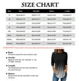 thumbnail image 3 of Brown Women's Long Sleeve T-shirt, 3/4 Length Sleeve Womens Tops 2025 Spring Neck Casual Print Tunic T Shirts Three Quarter Length Womens Tops,Women's Long sleeve T-shirt XXL, 3 of 5