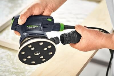Random Orbital Sander ETS 125 REQ-Plus, Corded Electric Variable Speed Orbital Sander with Dust Removal System