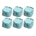 thumbnail image 1 of Desk with Storage Magnetic Cable Clips 6pcs Charging Cable Magnetic Cable Organiser Storage Stand Cable Stand Self-Adhesive Cable Organiser For Desk Bedside Table Charging Cable, 1 of 2