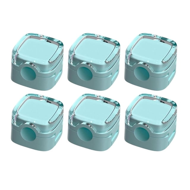 Desk with Storage Magnetic Cable Clips 6pcs Charging Cable Magnetic Cable Organiser Storage Stand Cable Stand Self-Adhesive Cable Organiser For Desk Bedside Table Charging Cable
