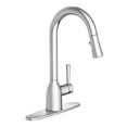 thumbnail image 2 of Moen 87233 Adler One-Handle High Arc Pulldown Kitchen Faucet with Power Clean, Chrome, 2 of 2