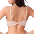 thumbnail image 3 of Varsbaby Women's Underwire See Through Embroidery 3/4 Cup Bra Lingerie with Nipple Cover, 3 of 5