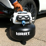 Hart 6 Gallon 1.5 HP Pancake Air Compressor