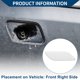 thumbnail image 3 of Tapa de boquilla de lavaparabrisas del lado derecho delantero de Unique Bargains para Honda Accord VIII 8 CP1 CP2 CP3 2008-2010, cubierta de trim de parachoques 1 pieza blanca, 3 of 7
