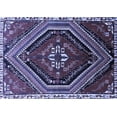 thumbnail image 1 of Ahgly Company Indoor Rectangle Persian Blue Traditional Area Rugs, 5' x 7', 1 of 4