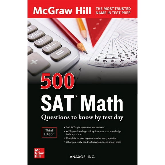 500 SAT Math Questions to Know by Test Day, Third Edition, (Paperback)