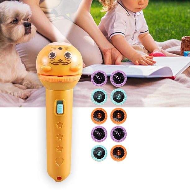 Linterna Proyector Infantil Hugo Amarillo Proyector para niños