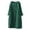 A-Green, variant on Fleece Dress for Women Soft Comfy Corduroy Midi Dresses Plus Size Casual Solid Long Sleeve Crew Neck Dress Winter Spring Warm Dresses Black XXL