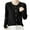 Black, variant on Wancir Womens Long Sleeve V-Neck Button Down Cardigan Sweaters Knit Open Front Lightweight 2024 Ladies Fall Outwear