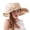 Khaki, variant on Kcolen Women Tea Party Hats Elegant Wide Brim Sun Hat for Women Summer Mesh Flower Design Fashionable Wedding Dress Accessory and Outdoor Sunshade