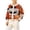 Orange, variant on Girls Cardigan Sweater All Over Bear Print Crew Neck Single Button Thin Knit Long Sleeve Layering Outer Shirts for 1-8 Years