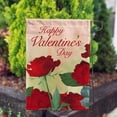 thumbnail image 2 of America Forever Flags Double Sided Garden Flag - Roses For My Love, 12.5 x 18 Inches, Happy Valentine's Day Love Hearts Garden Flag, Seasonal Yard Outdoor Holiday Decorative Flag, 2 of 3