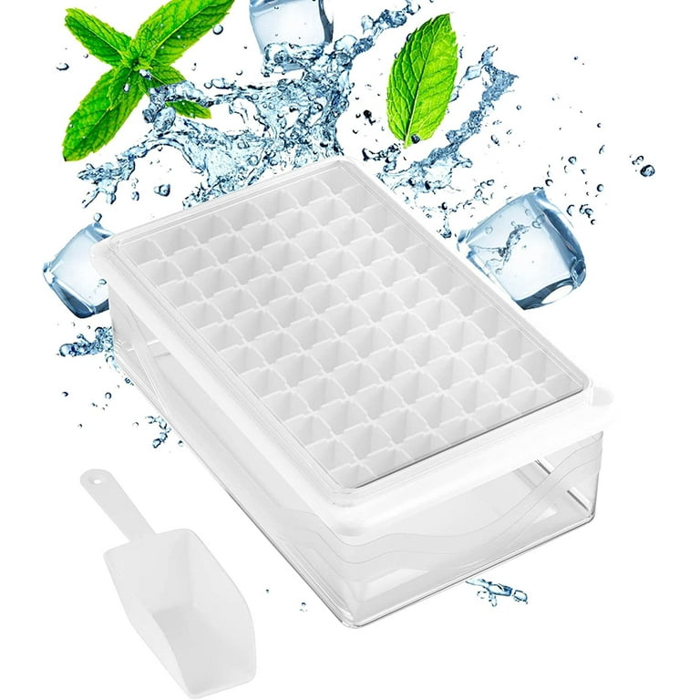 Simple Plastic Assorted Color Twist Release Ice Cube Tray For Freezer