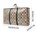 thumbnail image 3 of VBXOAE Extra Large Heavy Duty Storage Bags with Strong Handles Zippers,Reusable Washable Moving Organizer for Bedding,Blankets,Underbed Closet Space Saver, 3 of 8
