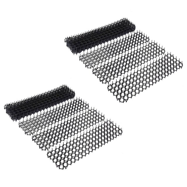 Alfombrillas de Clavos para Gatos de 20 Piezas - Almohadilla de Clavos para Disuasión Segura para Mascotas Flexible Antiexcavación para Jardín Al Aire Libre 49cmX13cm