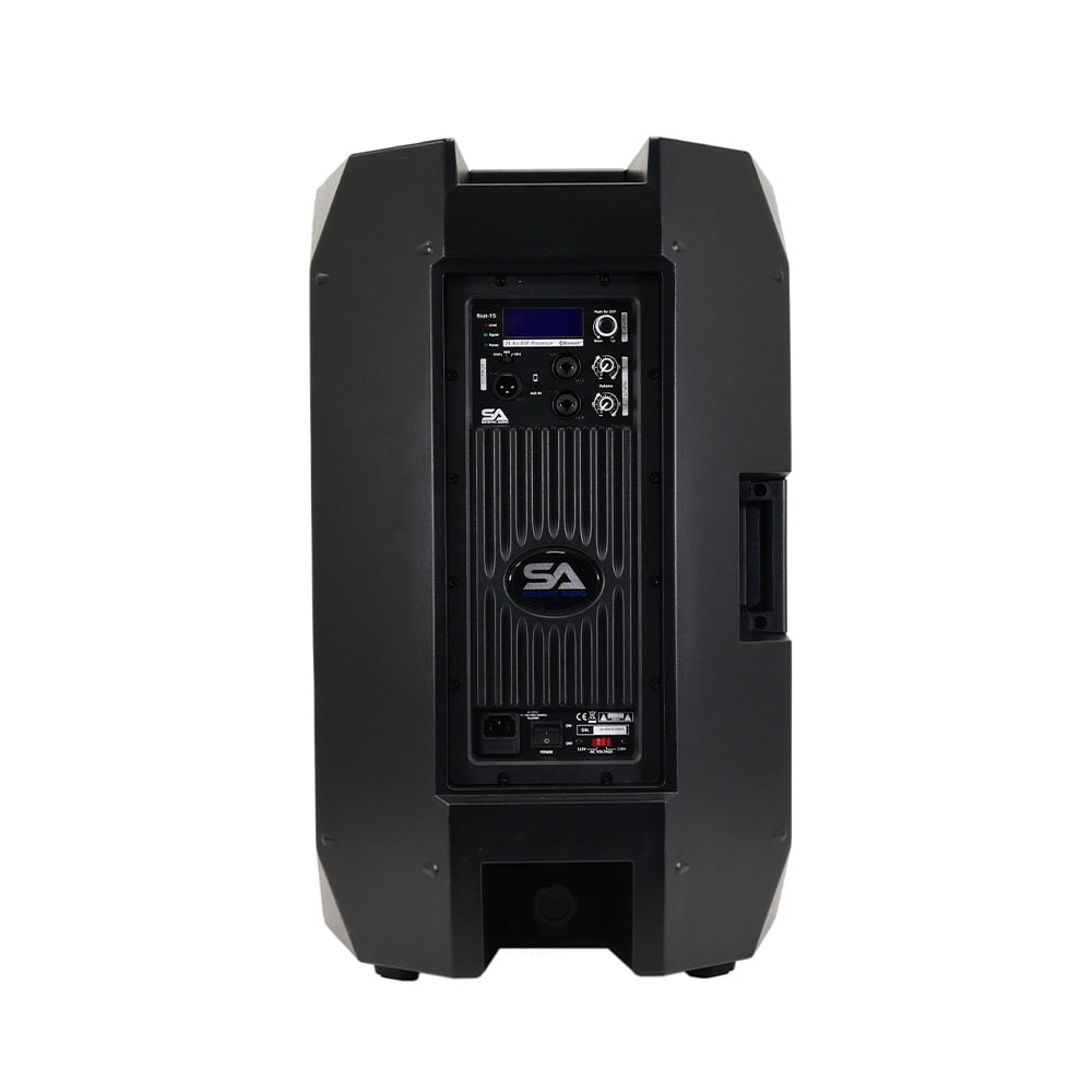 Seismic Audio - Riot-15 - Powered 15" 1000 Watt PA /DJ Speaker with Bluetooth, DSP, Built in Mixer & Class D Amplifier