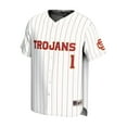 thumbnail image 2 of Youth GameDay Greats #1 White USC Trojans Lightweight Collegiate Baseball Fashion Jersey, 2 of 3