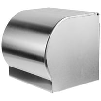 HOMEMAXS  Toilet Paper Stand Chrome Commercial Tissue Holder Bathrooms Silver