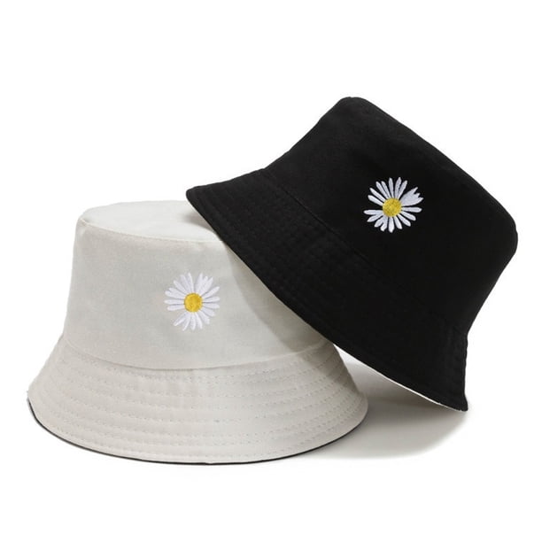 Sombrero de pescador para verano, para viajes, playa, sombrero para el sol, bordado