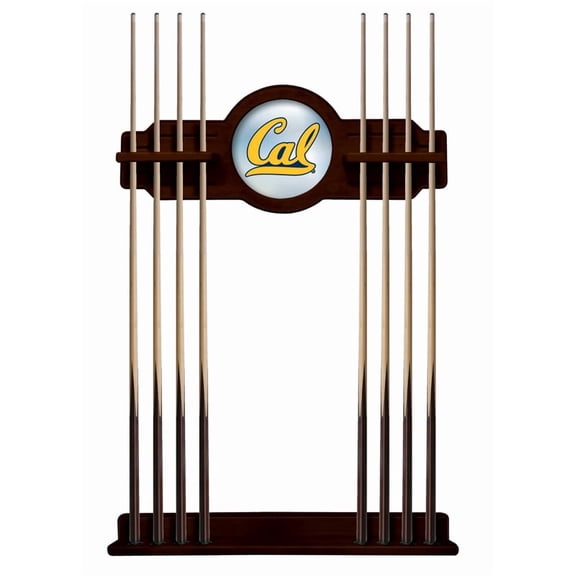 University of California Solid Wood Cue Rack with a English Tudor Finish
